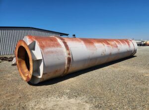 TROMMEL DRUM - 77½” diameter x 37’ long Rotary Scrubber Drum